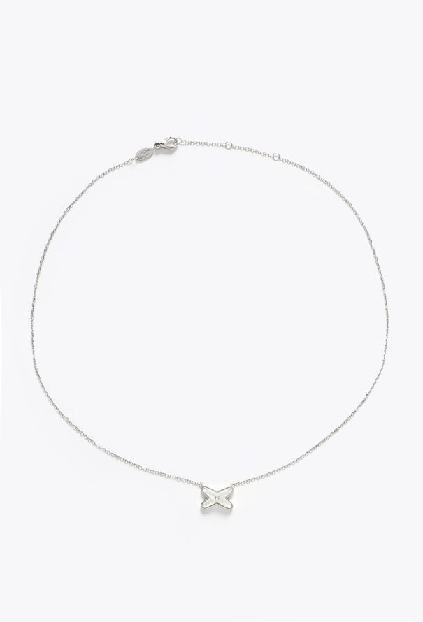 Chaumet 18K White Gold & Diamond Jeux de Liens Necklace - 1