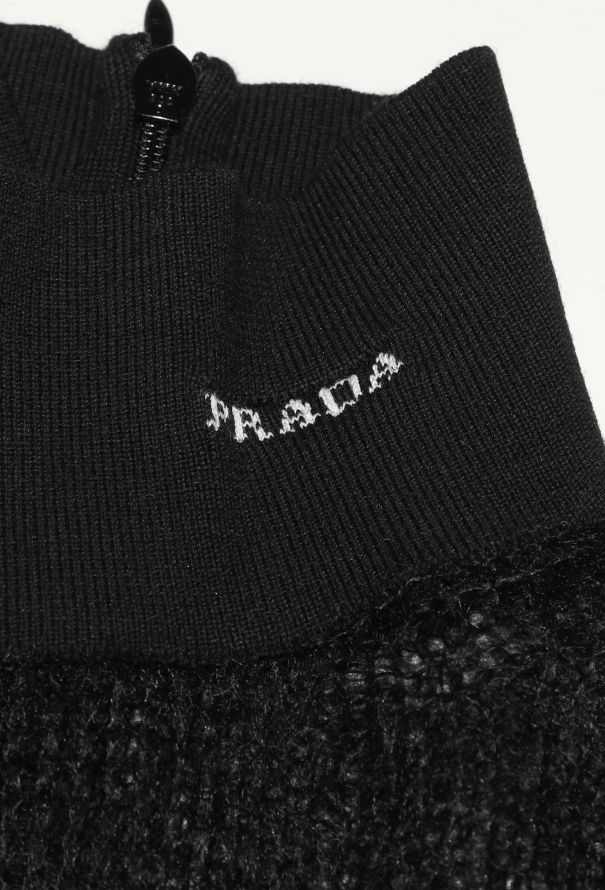 Prada Embellished Mohair Knit Top - 5