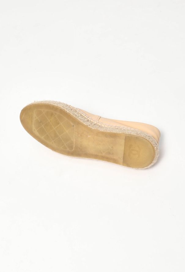 Chanel Bicolor 'CC' Leather Espadrilles - 6