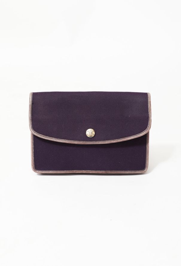 Céline Vintage Triomphe Envelope Clutch - 1