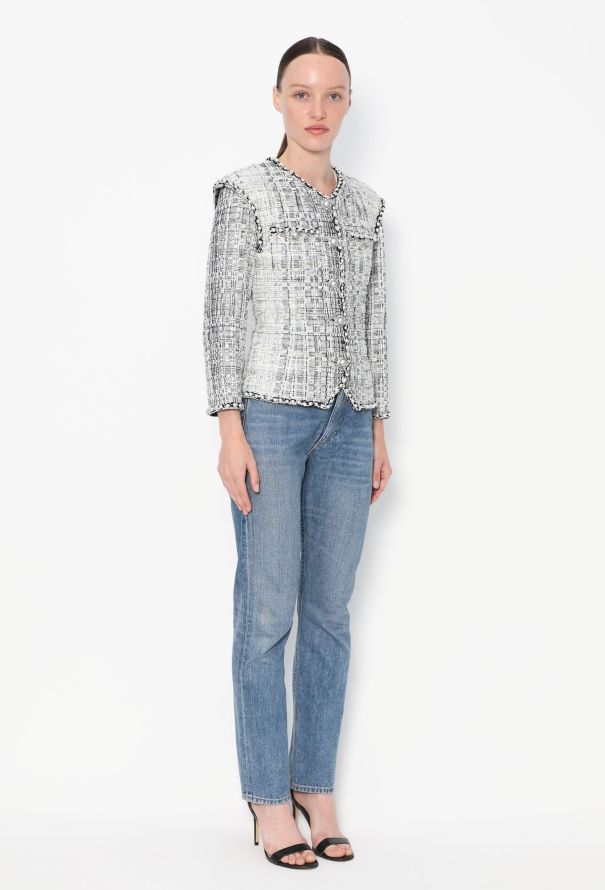 Chanel STUNNING Pearl Trim Lesage Jacket - 4
