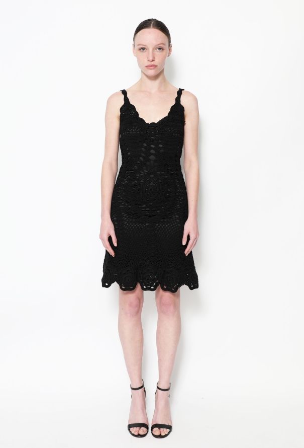Dolce & Gabbana Scalloped Crochet Dress - 2