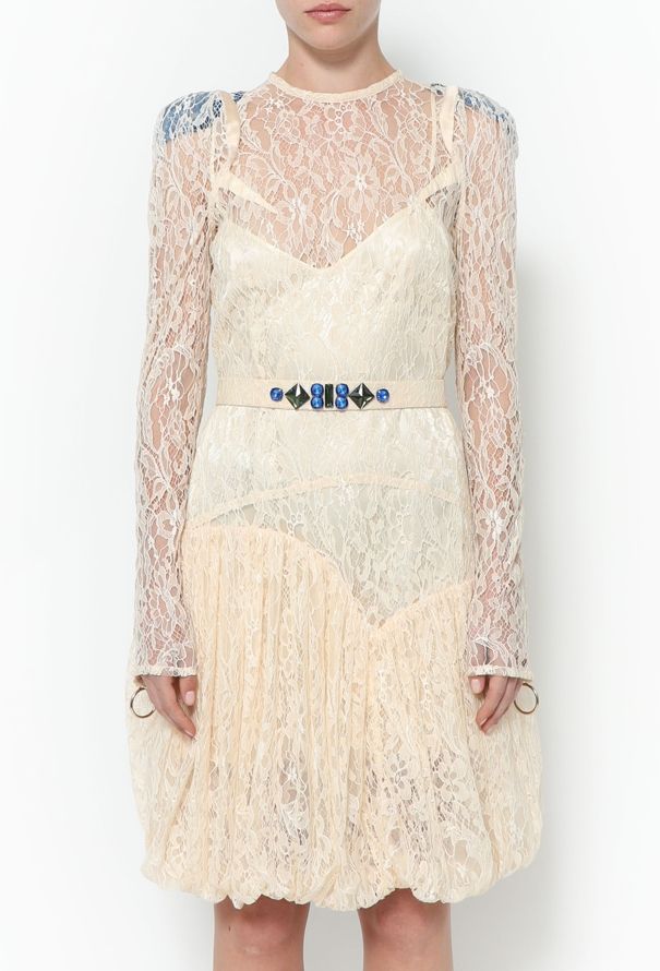 Givenchy F/W 2009 Embellished Lace Balloon Dress - 3