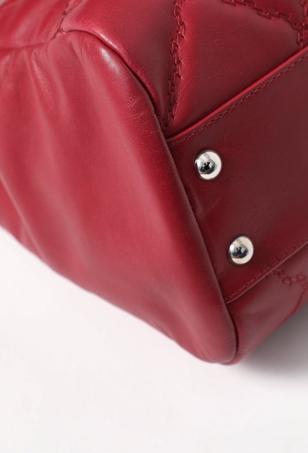 Chanel Double Stitch Hamptons Shopping Tote Bag - 8