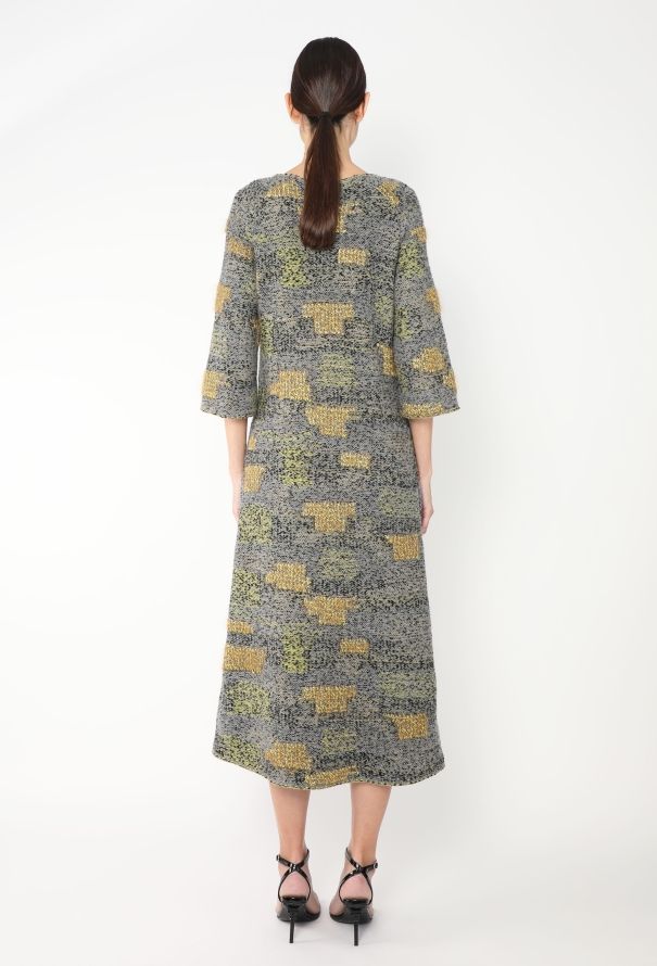 Chanel 2015 Tonal Quilted Knit Dress - 4