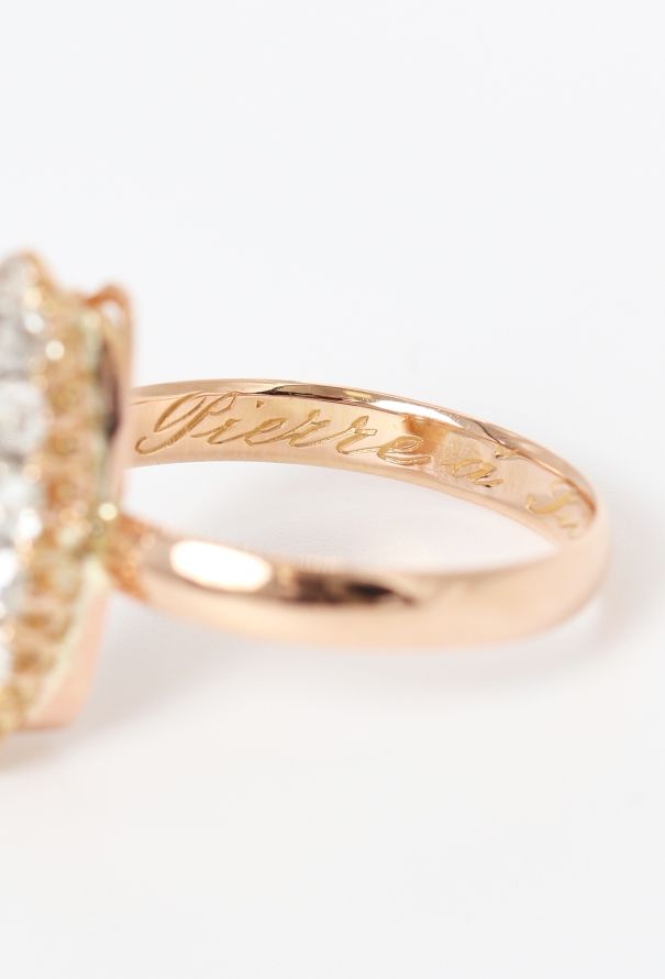 Vintage Fine Jewelry Antique 18k Rose Gold & Diamond Marquise Ring - 6