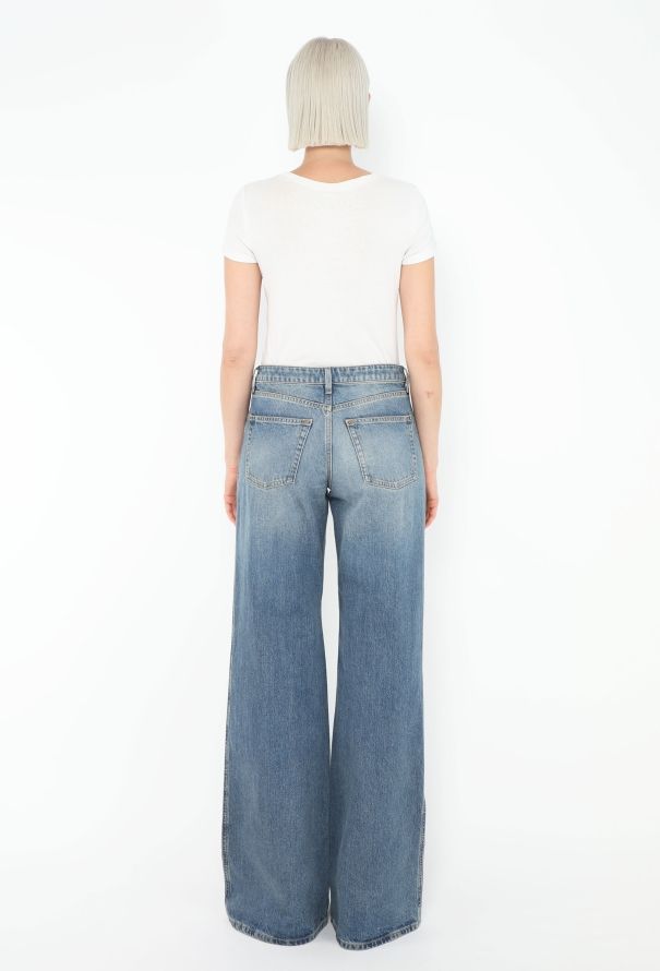 Louis Vuitton 2024 Monogram Wide-Leg Jeans - 5