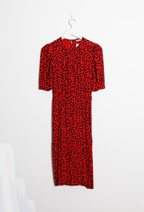 Saint Laurent 70s Floral Print Dress - 7