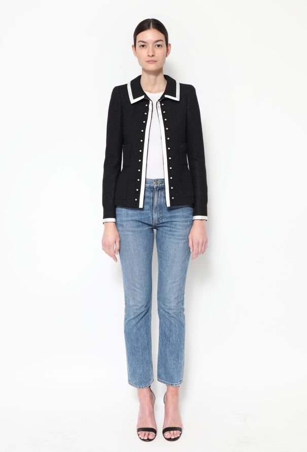 Chanel 2004 Bouclé Silk Trim Ensemble - 2