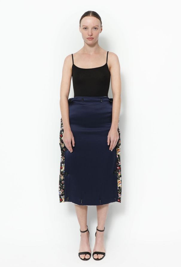 Céline Resort 2016 Floral Duvet Skirt - 5