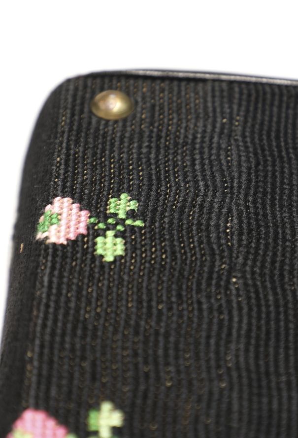 Floral Top Handle Bag - 14