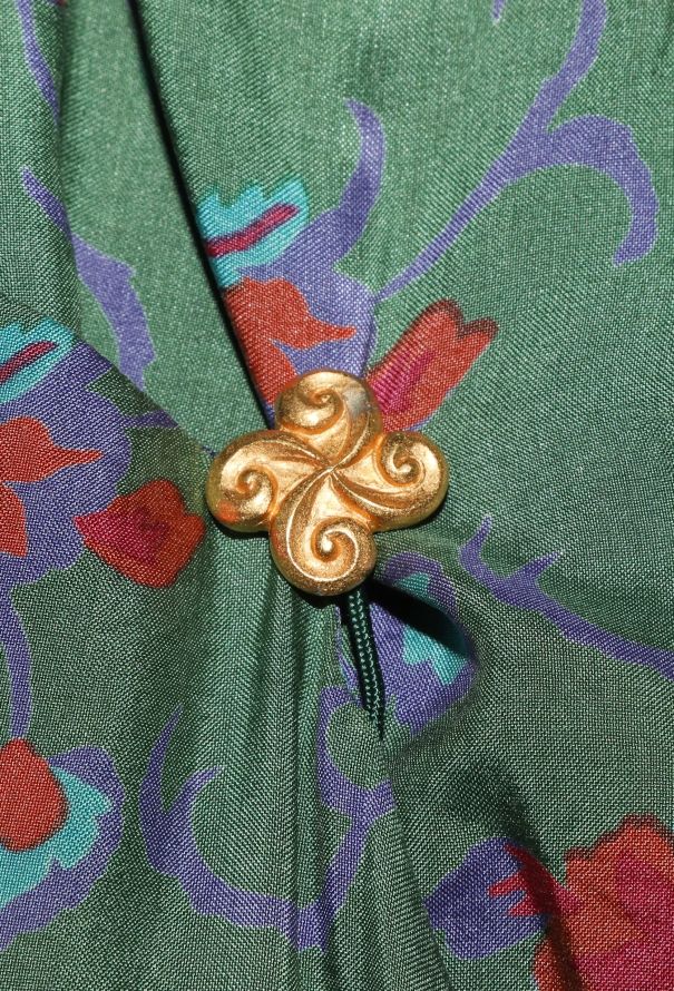 Saint Laurent F/W 1996 Silk Tunic Ensemble - 9