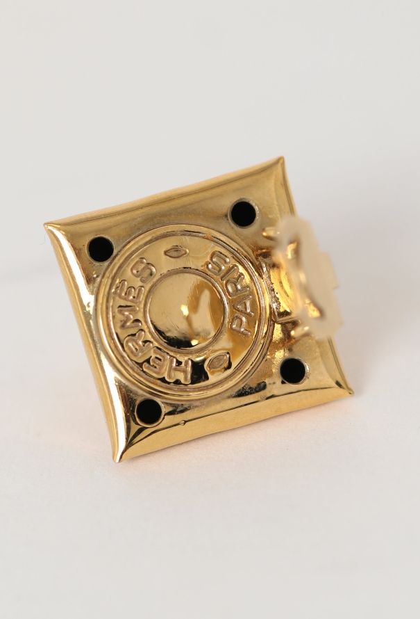 Hermès Medor Pyramid Clip Earrings - 3