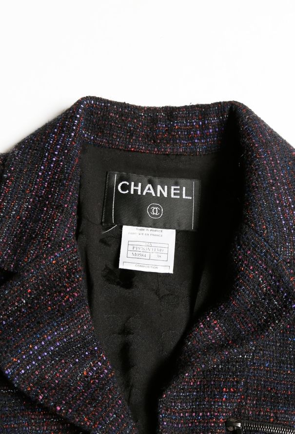 Chanel Tweed Zip Jacket & Trouser Ensemble - 6