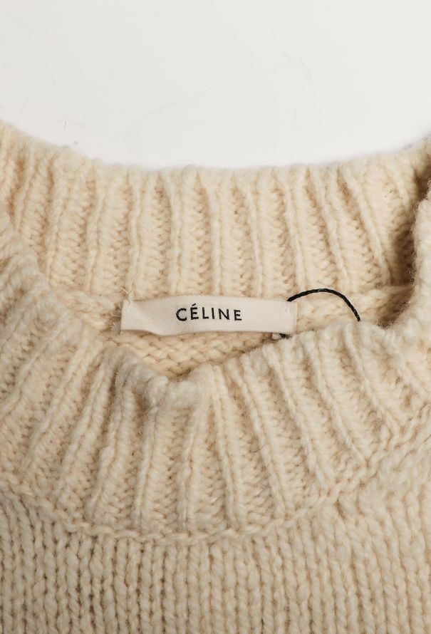 Céline Classic Ribbed Knit Sweater - 4