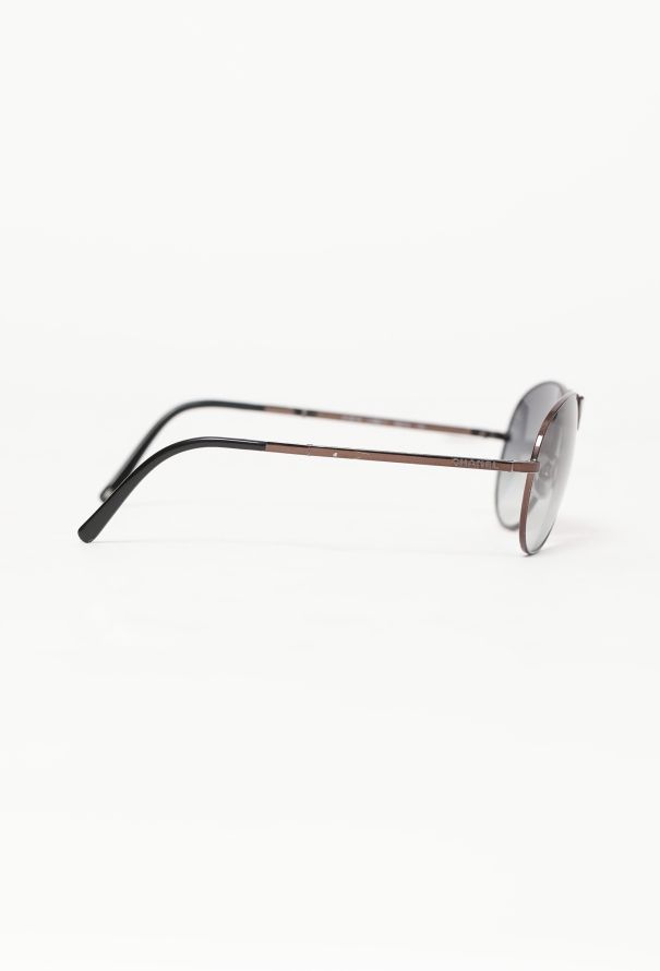 Chanel Vintage Foldable Aviator Sunglasses - 4