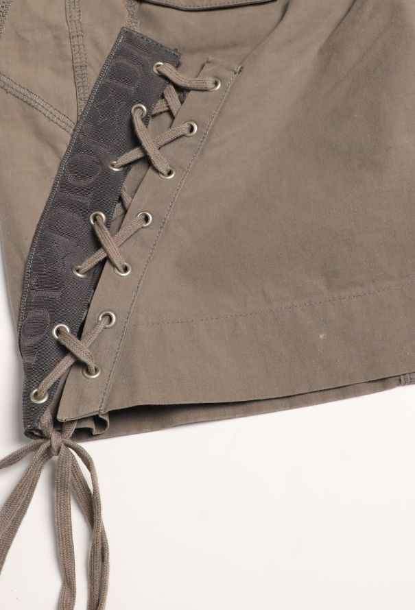 Christian Dior 2004 Lace-up Cargo Skirt - 7