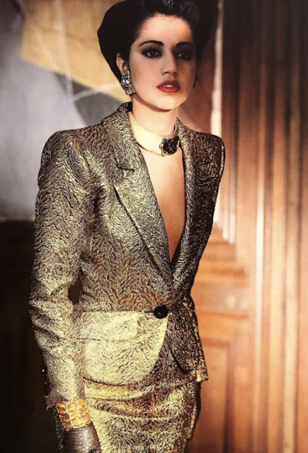 Saint Laurent COLLECTOR 1986 Brocade Skirt Ensemble - 2