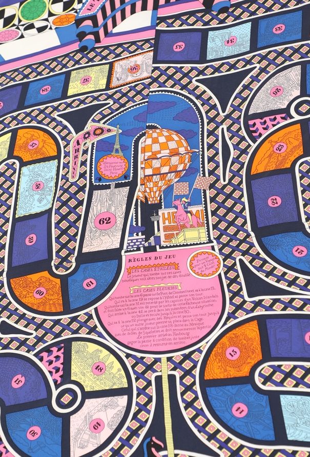 Hermès 2018 'Le Tour Du Monde en 63 Cases' 90cm Carré - 4