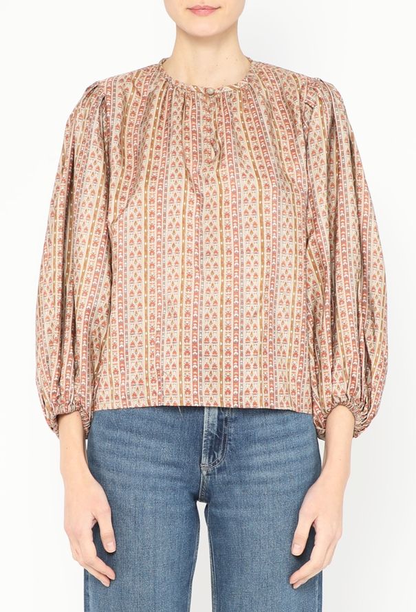 Saint Laurent S/S 1978 Silk Peasant Blouse - 1