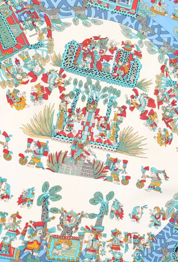 Hermès Vintage 'Astres et Soleil' 90cm Silk Scarf - 4