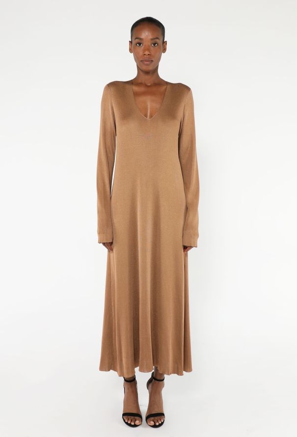 Khaite Iridescent Jersey Maxi Dress - 3