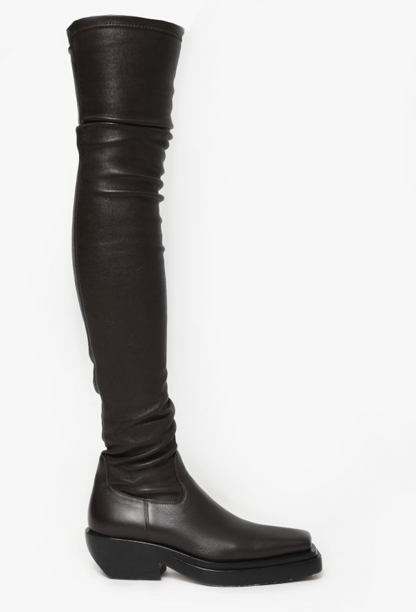 Bottega Veneta F/W 2020 Leather Western Boots - 1