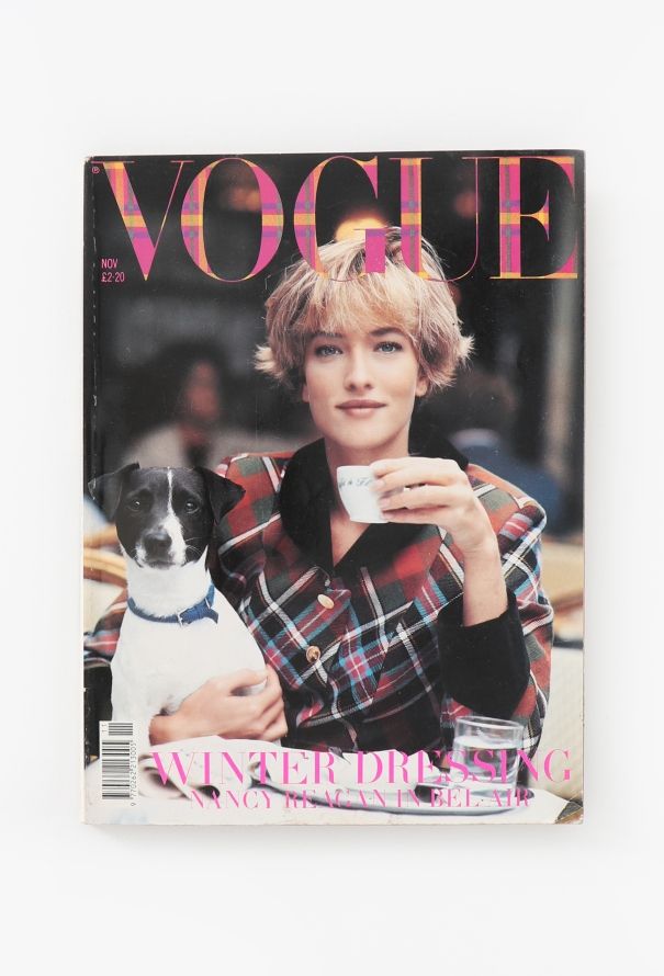 VOGUE UK November 1989 Peter Lindbergh Cover Issue - 1