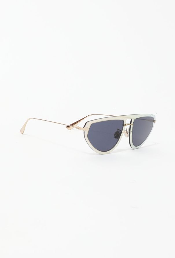 Dior Contrast Metallic Rim Sunglasses - 4