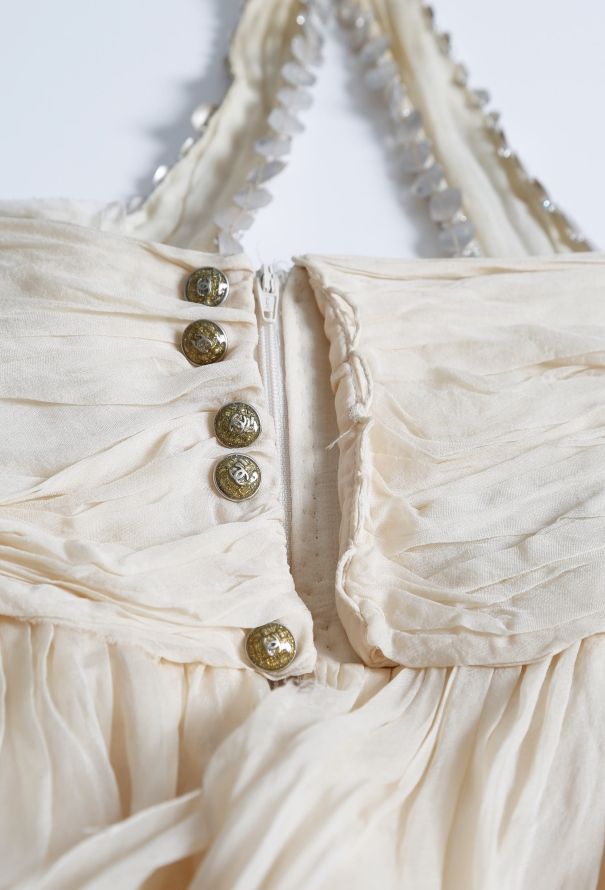 Chanel Resort 2007 Embellished Halter Dress - 8