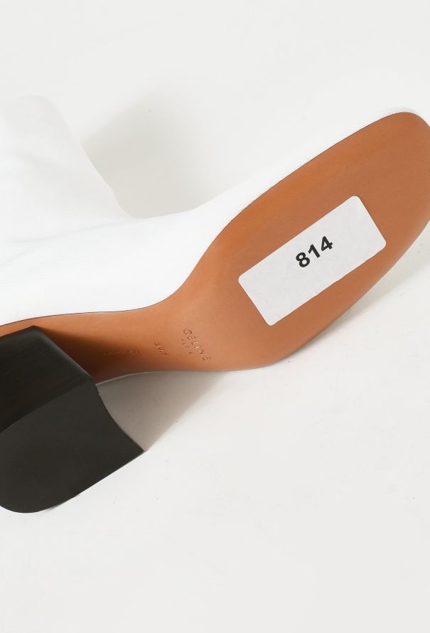 Céline Ribbed Sock Boots - 6