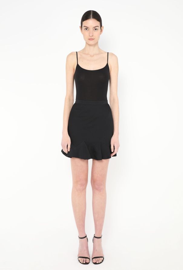 Alaïa S/S 1992 Fluted Crêpe Skirt - 4