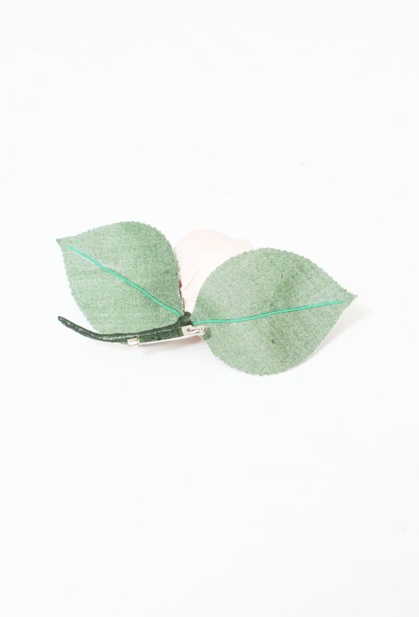 Chanel Blooming Rose & Leaf Brooch - 2