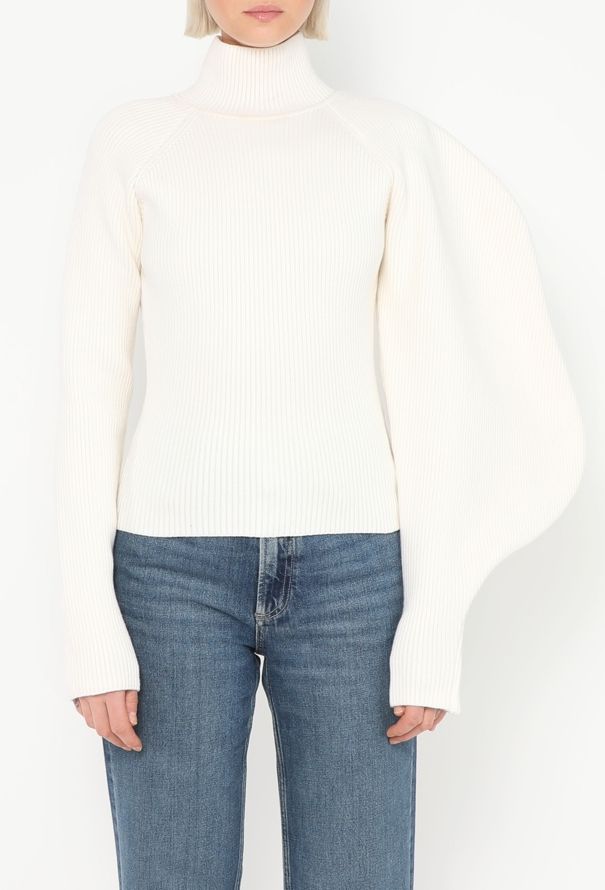 Alaïa F/W 2023 Asymmetrical Ribbed Sweater - 1