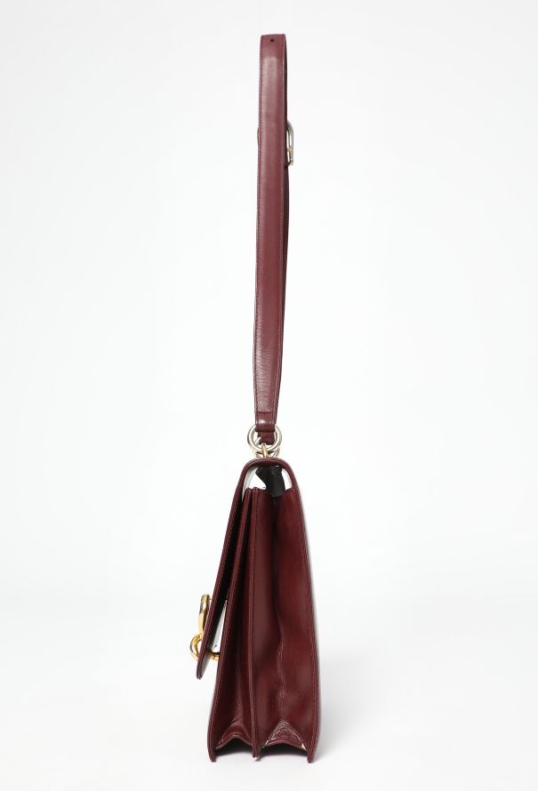 Gucci '70s Burgundy Shoulder Bag - 5