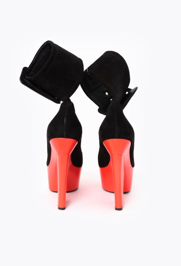 Céline S/S 2012 Split Suede Platforms - 5