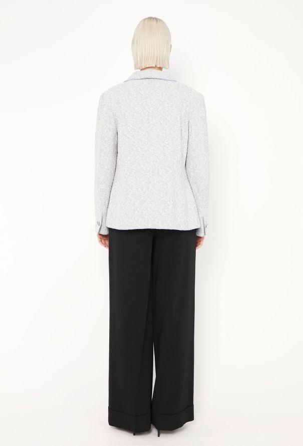 Chanel 1996 Bouclé Tweed 'CC' Jacket - 4
