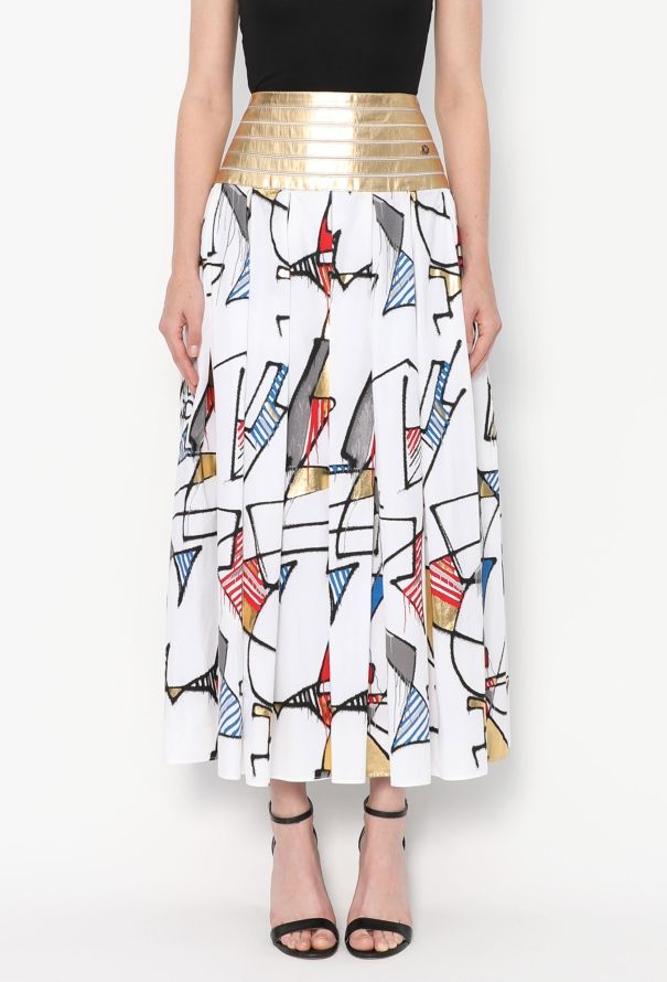 Chanel Pre-Fall 2019 Paris-New York Printed Skirt - 3