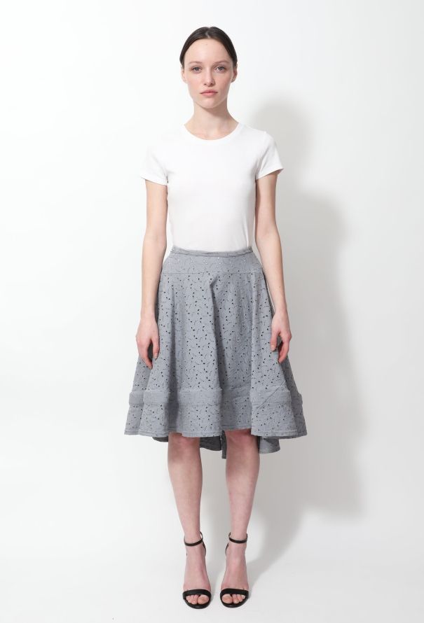 Comme des Garçons Flared Eyelet Skirt - 1