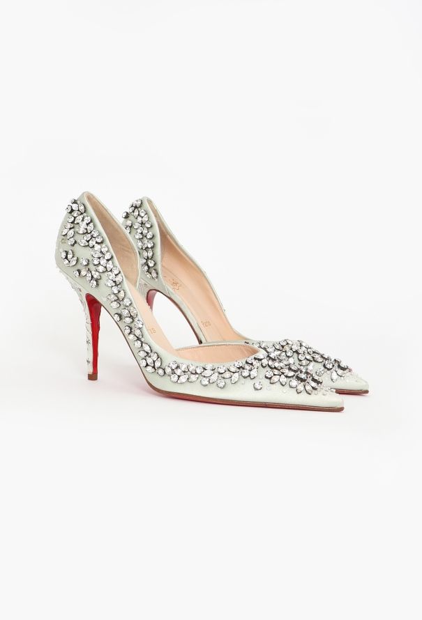 Louboutin Strass 100mm Iriza Pumps - 2