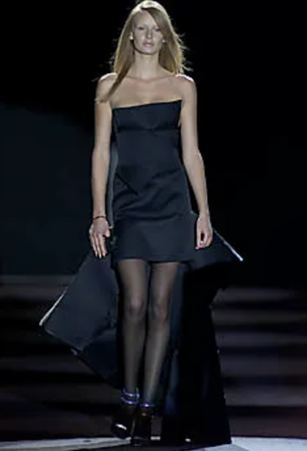 Saint Laurent RARE S/S 2001 Tom Ford Asymmetrical Dress - 2