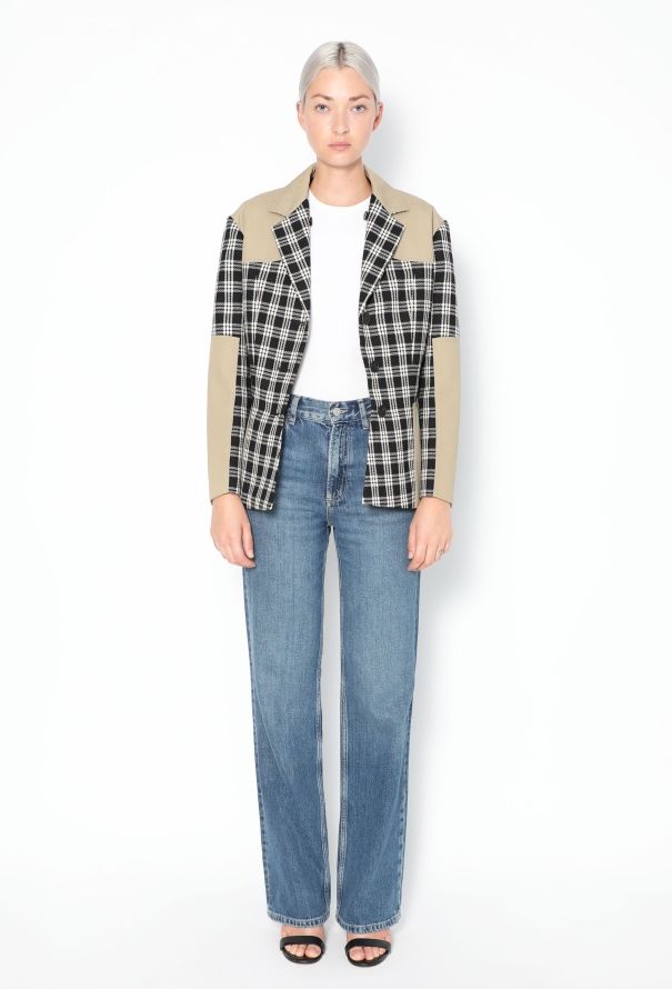 Dior F/W 2022 Hooded Plaid Bar Jacket - 6