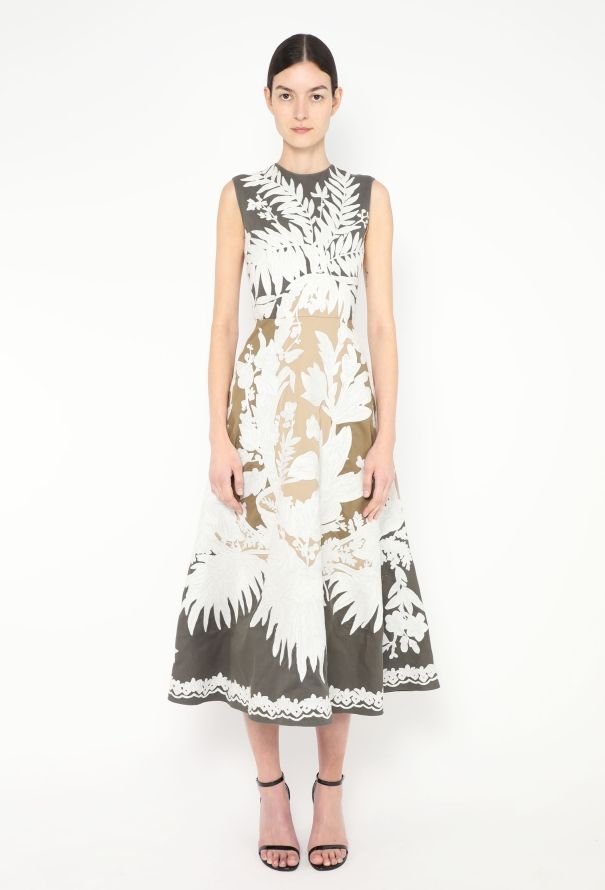 Valentino Resort 2018 Floral Embroidered Dress - 4