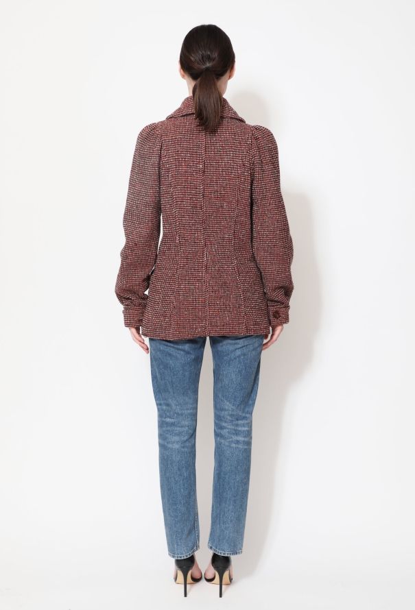 Kenzo '70s Ruched Double-Breasted Blazer - 4