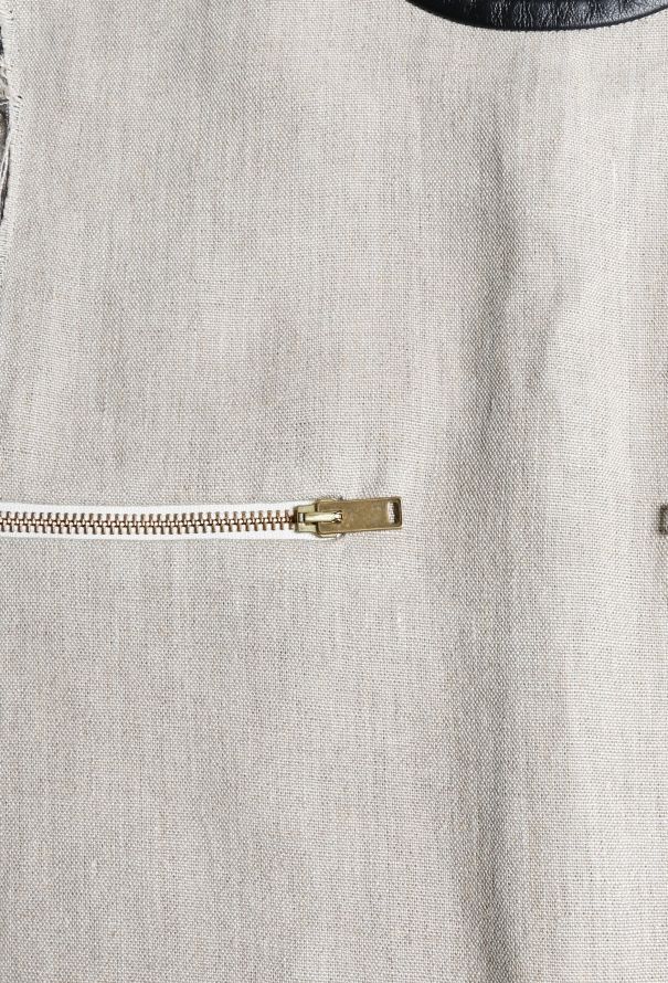 Céline Resort 2011 Leather Trim Dress - 6