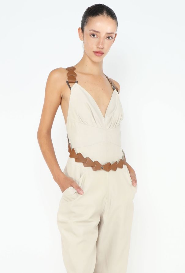 Thierry Mugler Rare S/S 2001 Trojan Belted Jumpsuit - 3