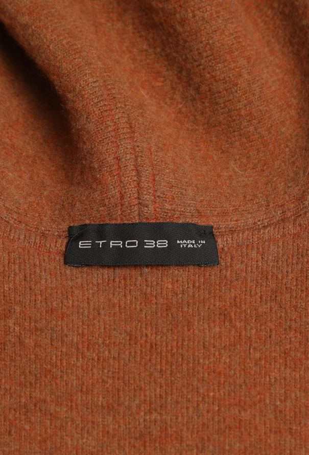 Etro Hooded Colorblock Knit Cardigan - 7