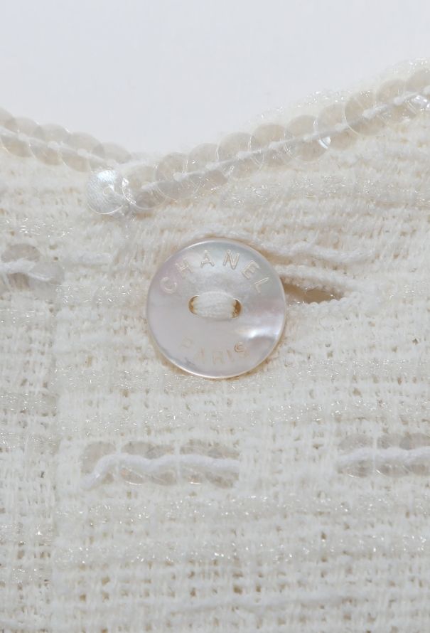 Chanel 2000 Sequin Tweed Jacket & Top - 9