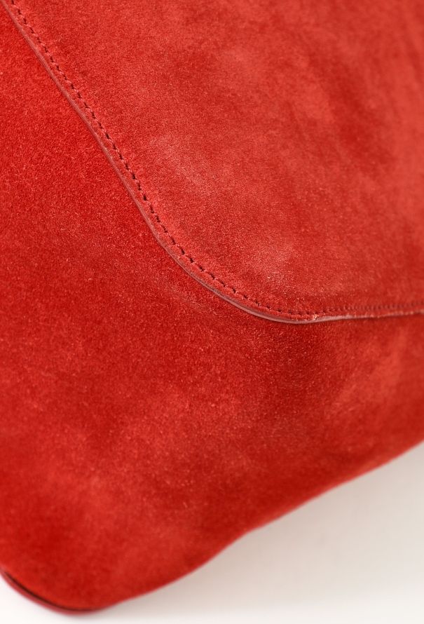 Céline Suede Gourmette Flap Bag - 8