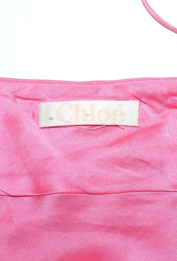 Chloé Late '90s Cropped Silk Camisole - 4